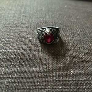 Class Ring - Unisex Jewelry- Memorabilia - Jewelry - Unique Gift - Silver Ring